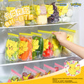 Pokémon wide bottom removable sealed bag food grade ziplock bag refrigerator fresh-keeping packaging for home thickened plastic bag