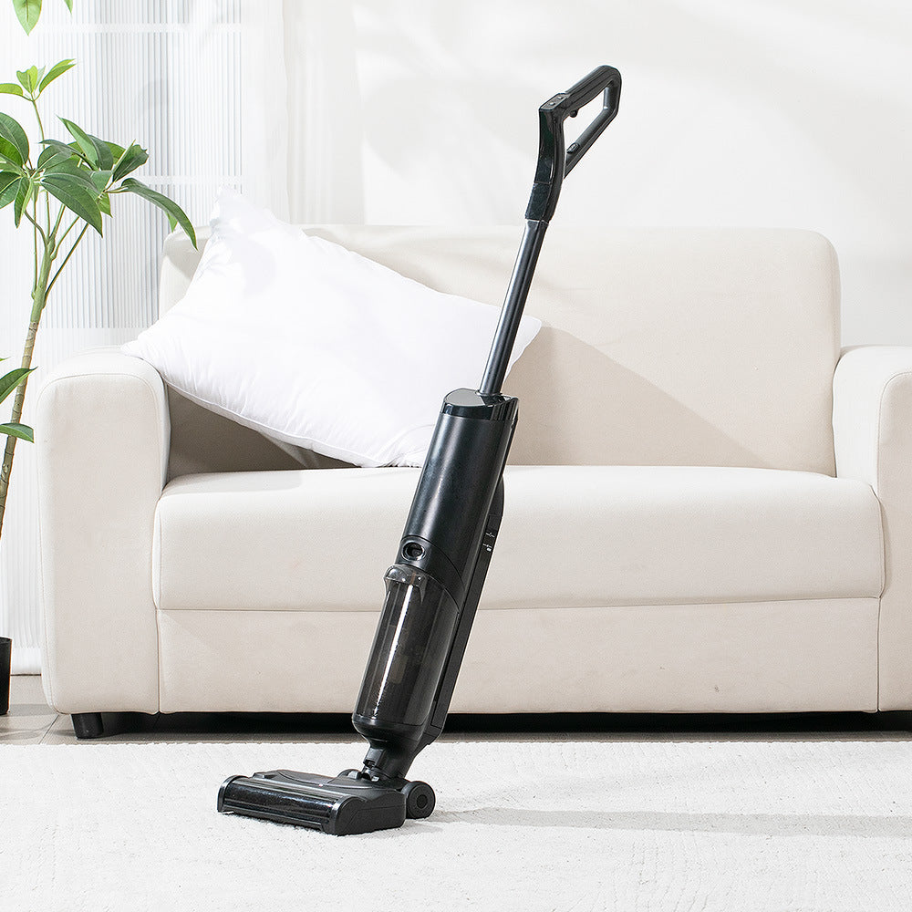 Customizable automatic floor scrubber for home use - sweeping, vacuuming, intelligent drying, electrolyzed water mopping, all-in-one machine