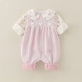 Spring autuminfant super cute baby suit spring style baby shirt clothes overalls outing two-piece set