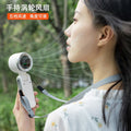 three-in-one handheld turbine high-speed small fan charging new ice-sensing electric fan portable bladeless wind span