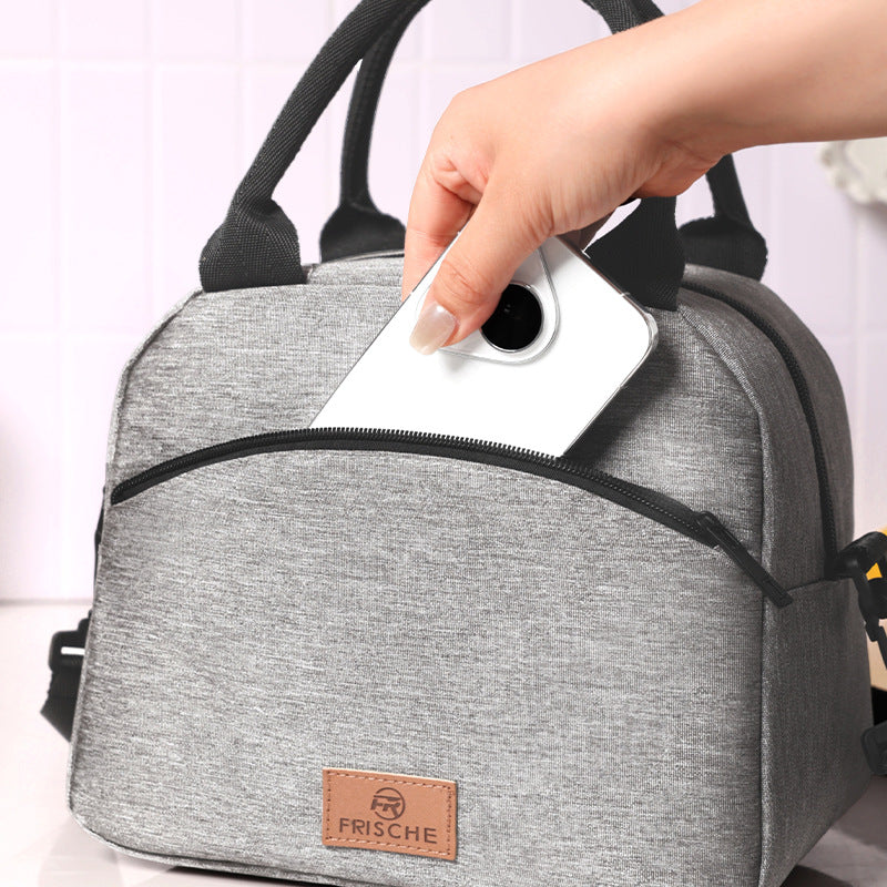 Beilian  portable lunch box bag can be carried across waterproof thermal insulation bag, office workers large-capacity lunch with rice bento bag