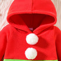 Baby christmas party outfit patchwork romper