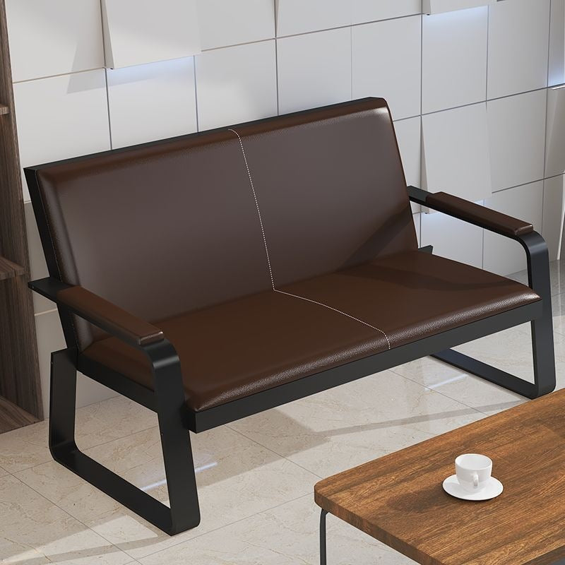 Business office chair bench sofa coffee table combination modern stool business sofa chair reception chair negotiation chair