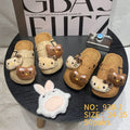New girls' slip-on birkenstock-style sandals - toddler & little kid sizes - 2026 spring/autumn collection - cute cartoon design, comfortable & easy to wear