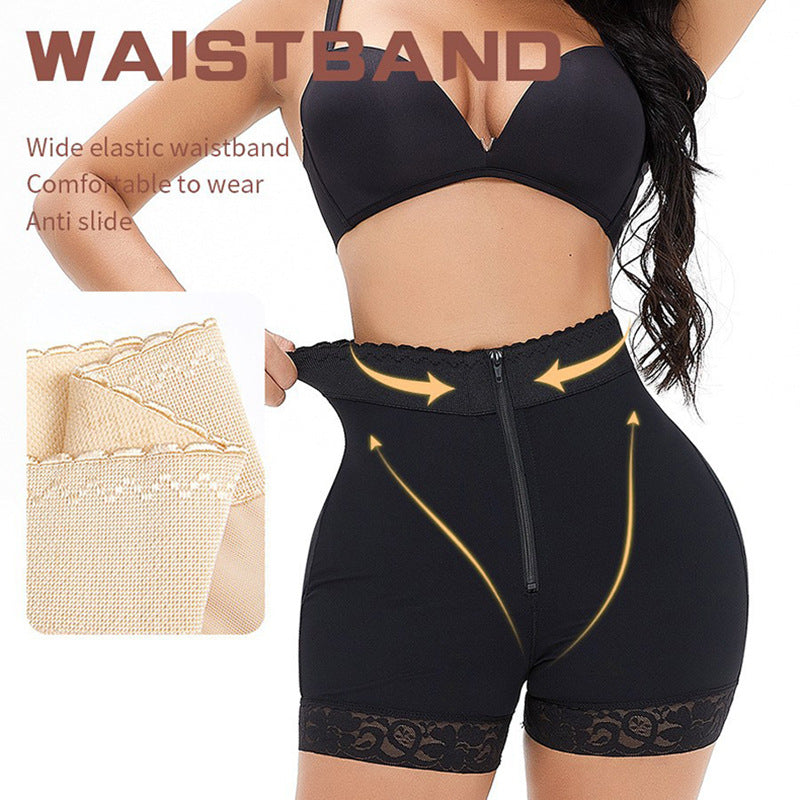 New arrival cross-border butt lifting shaping pants for women, strong butt lift waistband, postpartum plus size shapewear, hip tightening and abdominal tightening waistband pants