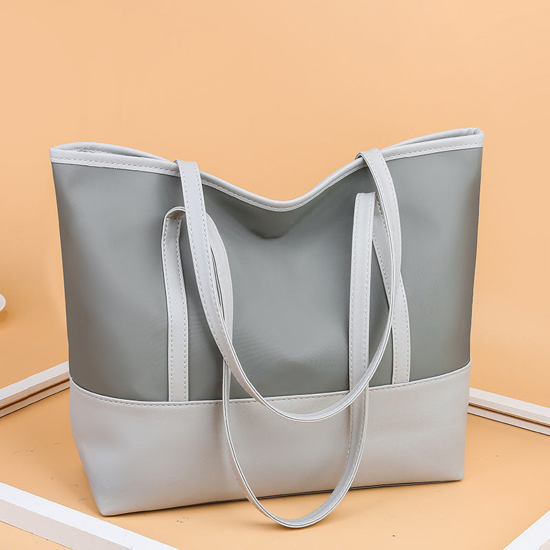 2024 new cross-border fashion tote bag women's shoulder bag ladies' handbag large capacity nylon commuter bag