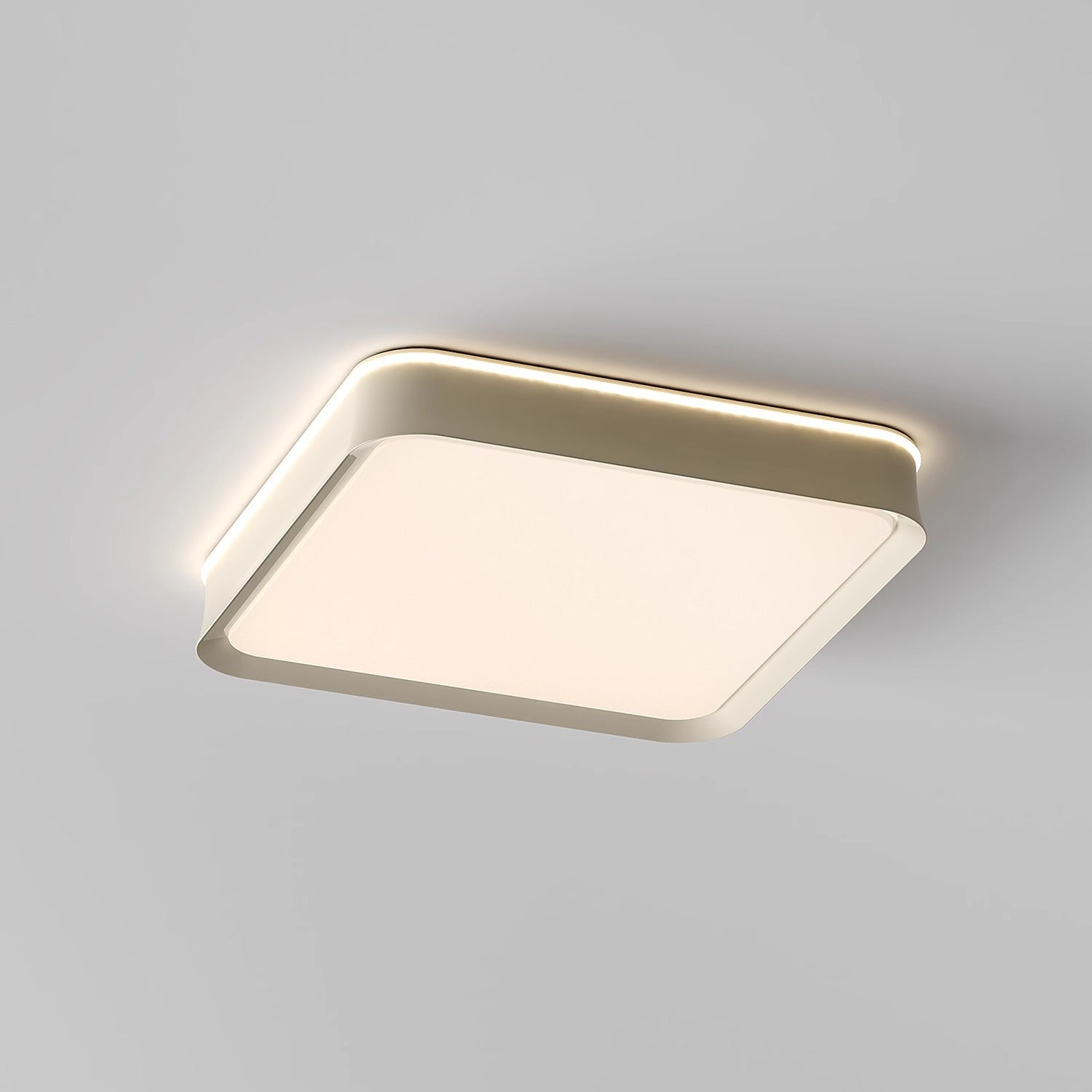 [Strict selection] 2025 modern simple cream wind ceiling lamp full spectrum eye protection designer minimalist lamp