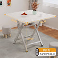 Simple foldable small square dining table for home study rental house dormitory small apartment portable dining table casual