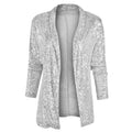 2025 spring new arrival: european and american style sequin long sleeve blazer - elegant mid-length jacket with turn-down collar, perfect for amazon