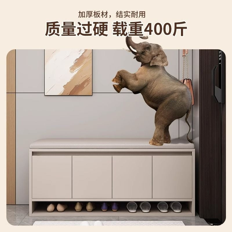 Shoe changing stool for home entrance door can sit shoe cabinet stool all-in-one small shoe rack accessible luxuryclassy sense entrance shoe stool