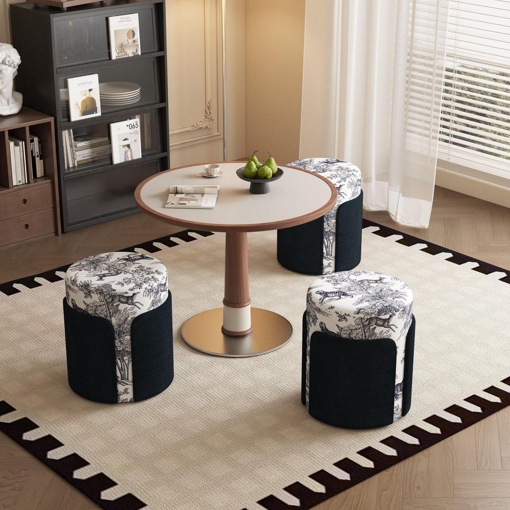 Stool for homemodern casual round stool classy sofa shoe changing stool living room dressing table makeup small chair