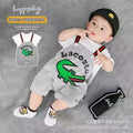 Summer outwear cartoon baby onesie ha yi baby pullover romper autumn clothes fake two-piece fashion ha yi