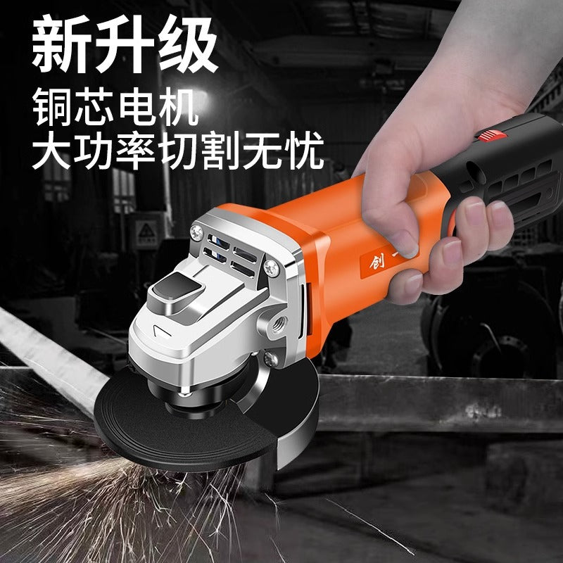 Chuangjiao angle grinder grinder polishing machine hand grinder polishing machine hand grinding wheel for home cutting machine 100 model