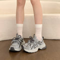 2026 spring/summer hot seller: women's height-increasing sneakers - versatile casual athletic shoes with chunky platform soles (oversized dad shoes)