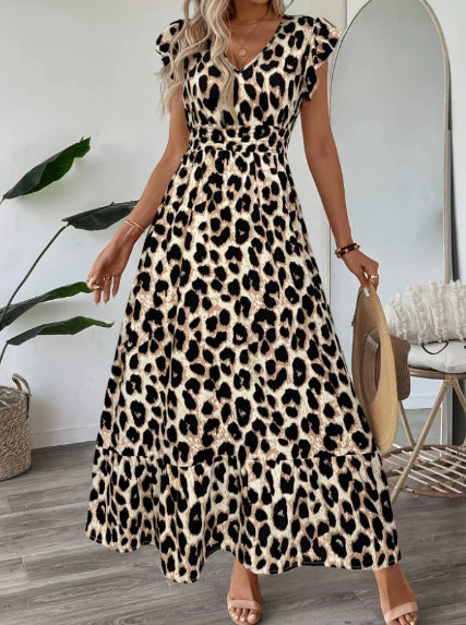 new  cross-border platform new arrival: slim-fit, loose-fitting short-sleeve shirt dress - flattering and figure-hugging