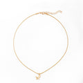 Wholesale alloy clavicle chain fashion jewelry - european & american style, versatile, diamond-studded pendant, delicate butterfly necklace for women