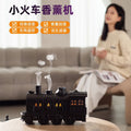 small train aromatherapy machine spitting circle classical room timing air purification retro ornaments humidifier black