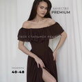 Whiteelegantrufflesslimming look flying sleeves word skirt dress long skirt women's summer other artsyretro short sleeves