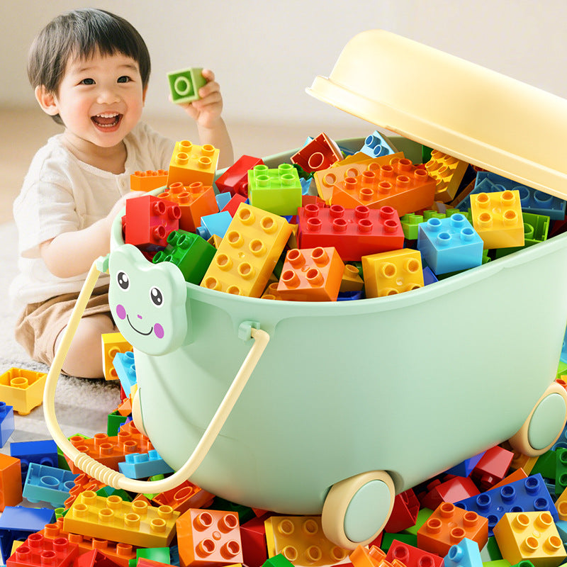Children's building block toys for boys, large particle loose assembly, ages 3-6, puzzle brain development, educational and cognitive skills for girls