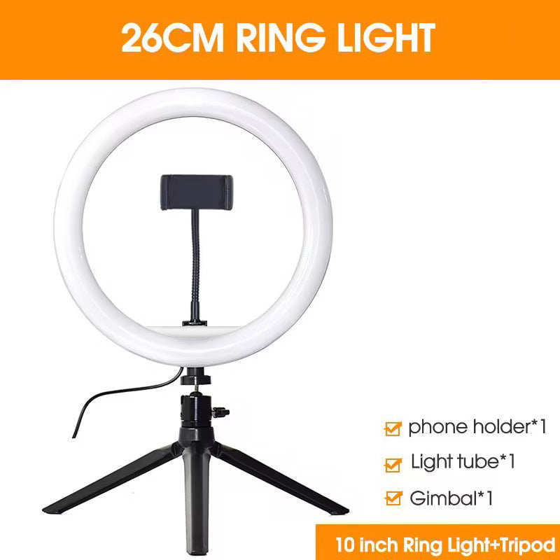 10 inch photography live light photo lighting desktop ring light ring light live broadcast beauty mobile phone filling light