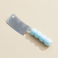 Creamy style thickened ceramic handle utility knife - multi-purpose, high-value fruit knife, stainless steel design dessert knife