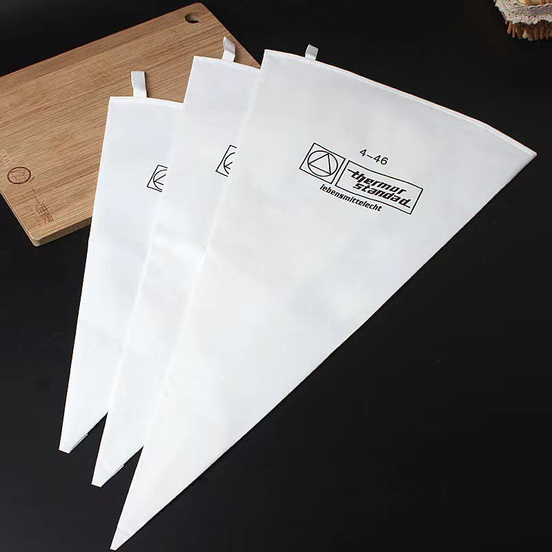 Multi-size cotton piping bags, reusable cream piping bags, diy cake baking tools, piping bags