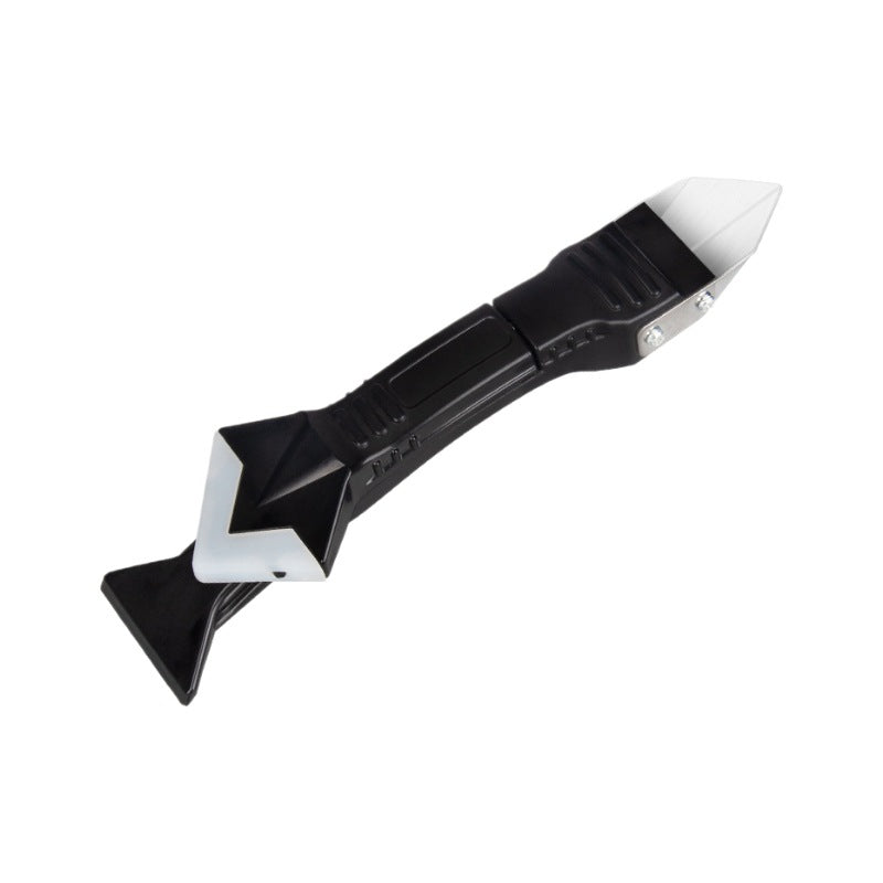 3-in-1 metal glass residual glue scraper spatula multi-functional glue spatula wall trimming beautiful seam glue scraper wholesale