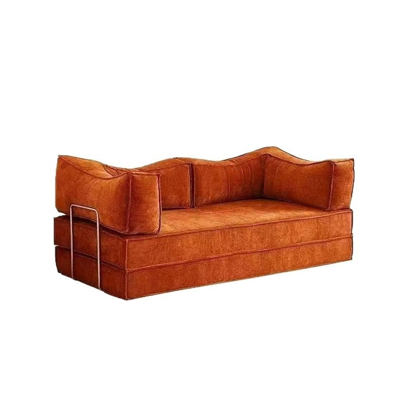 Compression module sofa small apartment lazy sofa for home sofa bed medieval style living room rental room foldable sofa
