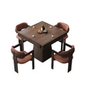 Mahjong table, egg-cracking special table, solid wood eight immortals table, square table, dining table, new chinoiserie slate chess and card table and chairs