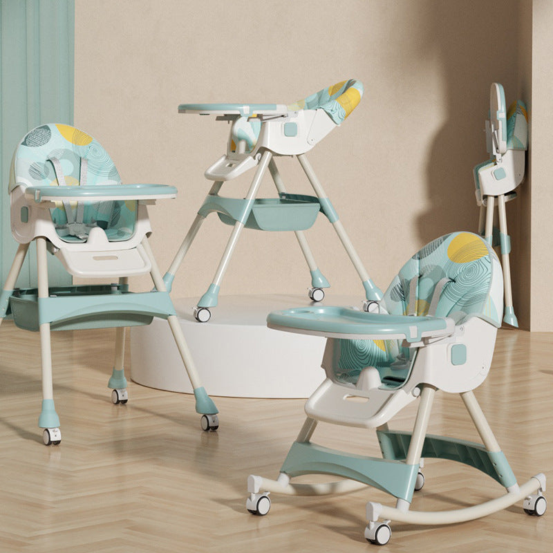 Baby high chair - foldable feeding chair for infants and toddlers - multifunctional dining chair and seat for home use