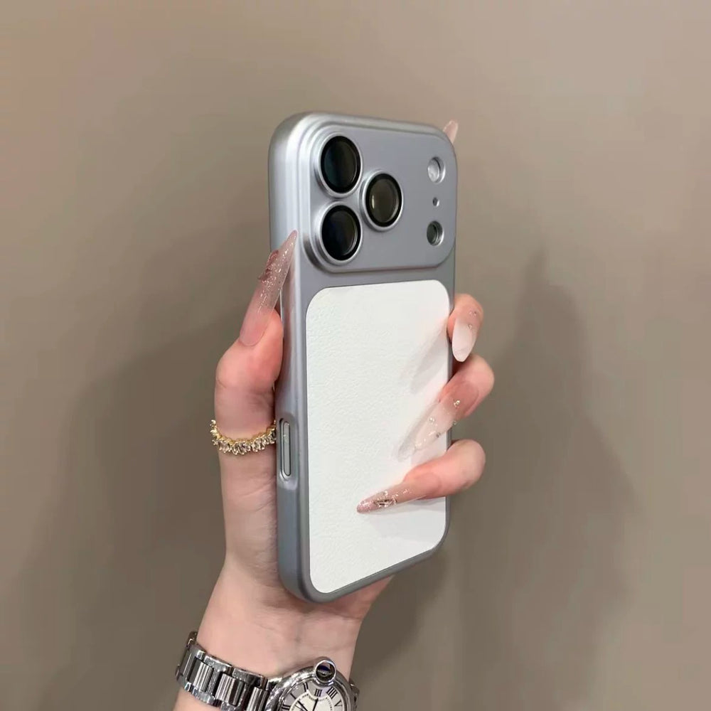 Suitable for iphone18promax litchi pattern leather mobile phone case that instantly turns into burgundy red apple 17 protective case 16