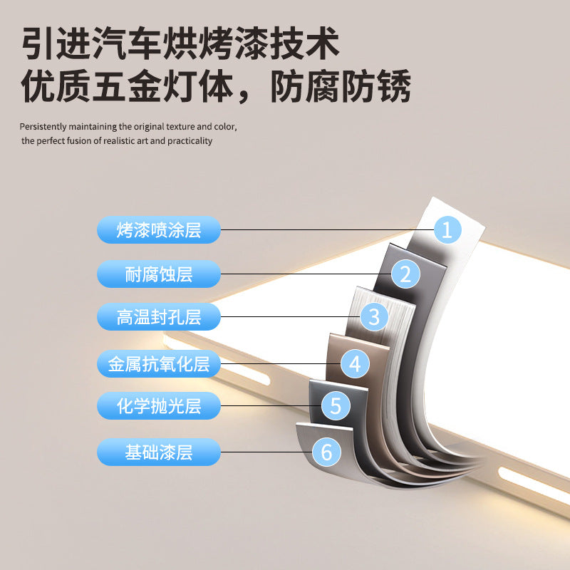 LED ultra-thin living room hall main light Zhongshan home improvement lighting intelligent voice-activated room bedroom advanced ceiling light