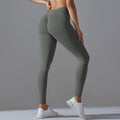 European and american high-waisted butt-lifting compression leggings for women - seamless yoga pants for running and training, quick-drying, breathable, stretchy, tummy control fitness pants