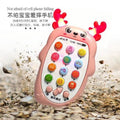 Baby toys 0-3 years old: chewable teether, realistic musical phone toy, early education & developmental enlightenment story machine