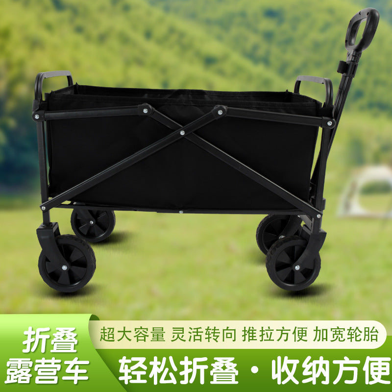 Outdoor camper, camp cart, stall, camp cart folding table, camping foldable, strong load-bearing universal wheel