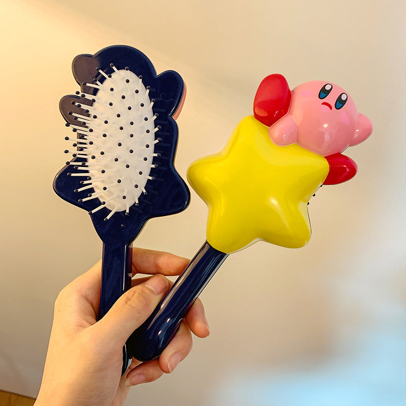 Factory direct, ready-to-ship anti-static smoothing hairbrush. cute cartoon design, perfect for hair styling and massage. portable cushion brush, dropshipping available