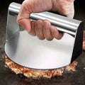 Large round stainless steel 304# hamburger meat press, cake pressing tool, pressing plate, steak meat press mold for home