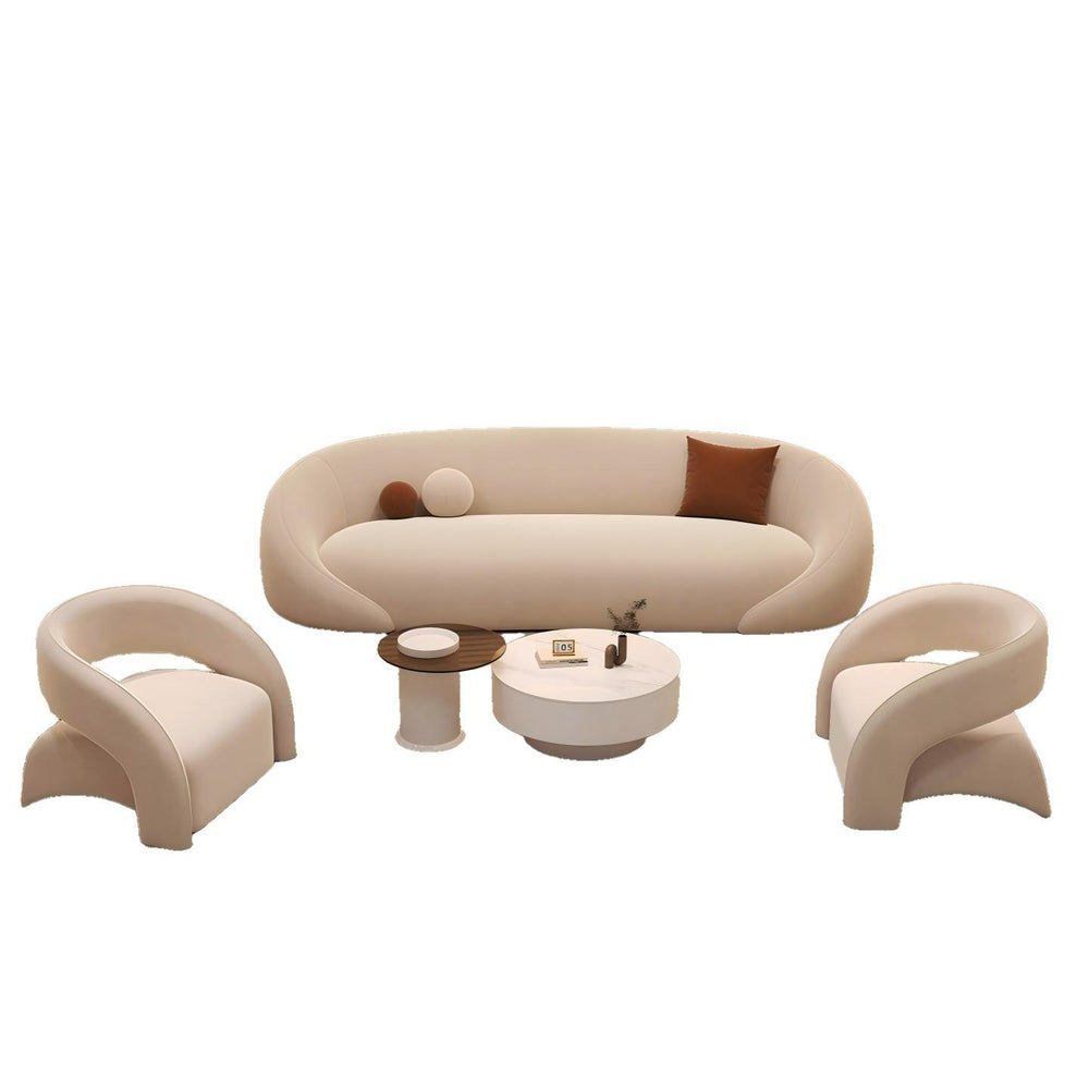 Business reception sofa hotel sales office lobby office beauty salon rest area negotiation sofa coffee table combination