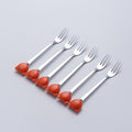 Pink silver fork (one)