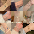 Korean ins trendy pearl bracelet female design nicheeasiest for matchelegant bracelet couple bracelet jewelry wholesale