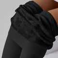 plus sizefleece-linedthickened pearl velvet bottom pants 300gfall and winterbest selling high elastic heattechoutwearall-in-one pants