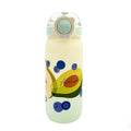 High-style student water bottle, perfect for summer outdoor use. features a portable flip-top lid, a touch of luxury, a large capacity, and a fashionable, shatter-resistant plastic design