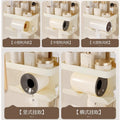 Hair dryer holder - no drilling required, wall-mounted hair dryer rack for bathroom, hair dryer organizer shelf
