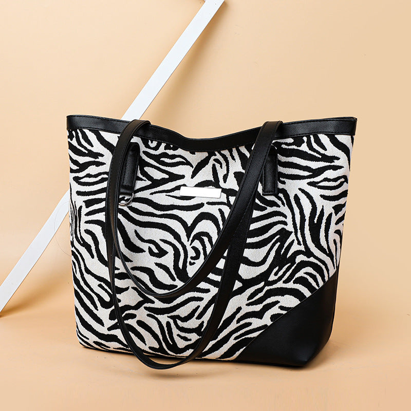 2023 new women's shoulder bag fashion handbag simple versatile large capacity mommy bag dropshipping available