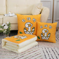 Dual-purpose pillow and quilt, advertising gift, air-conditioning quilt, office car nap pillow, side sleeping home cartoon
