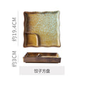 7.5inch square plate - makino yellow