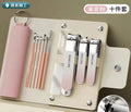 Stainless steel nail clipper set, various manicure sets, nail clipper set, manicure tools, 10-piece set, ready stock wholesale