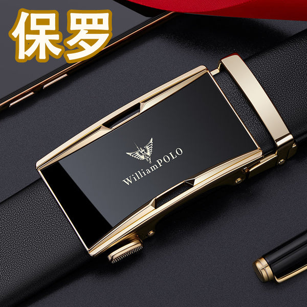 Emperor Paul Belt Men's Leather Premium Business Fashion Belt Men's Genuine Casual Versatile Belt