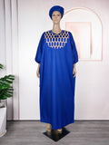 supply of african women's clothing plus size full craftsmanship plus fragrant robe   loose dress headscarf