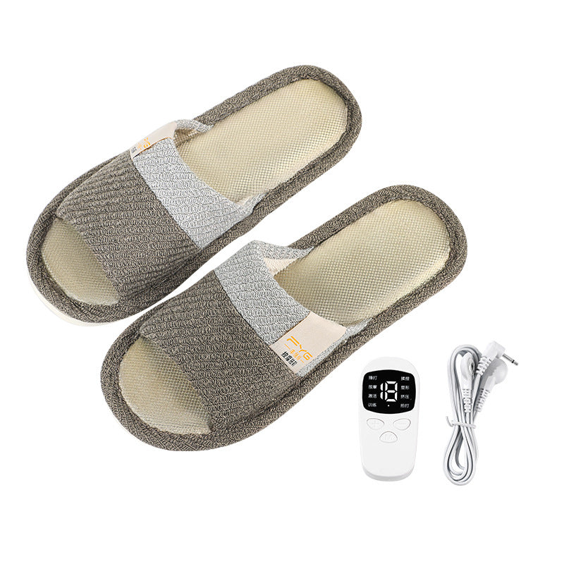 Massage slippers electrotherapy pulse electrode foot massager microcurrent ems physiotherapy home indoor non-slip slippers